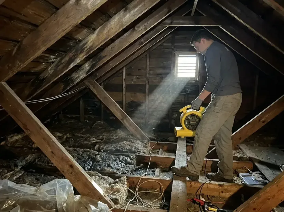 attic-water-damage-drying-proc-007 — frequently asked questions, Emergency Water Extraction & 24/7 Flood Response in Pleasan…